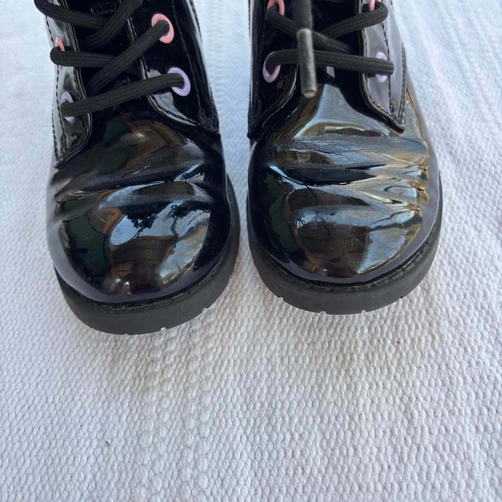 Jellypop girls black butterfly boots size 10m - Picture 3 of 7